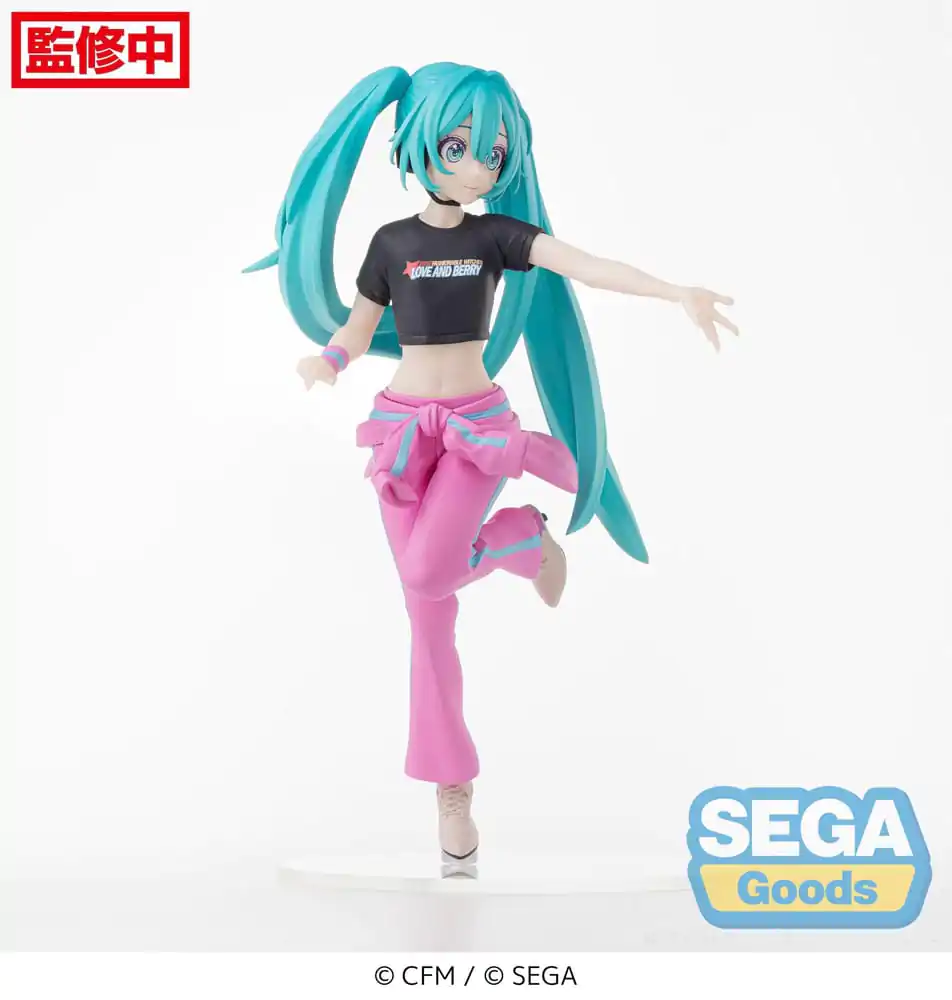 Hatsune Miku x Love and Berry Dress Up and Dance! Stolný x Dekorácie Kolekcie PVC Soška Hatsune Miku Berry Costume Ver. 17 cm produktová fotografia