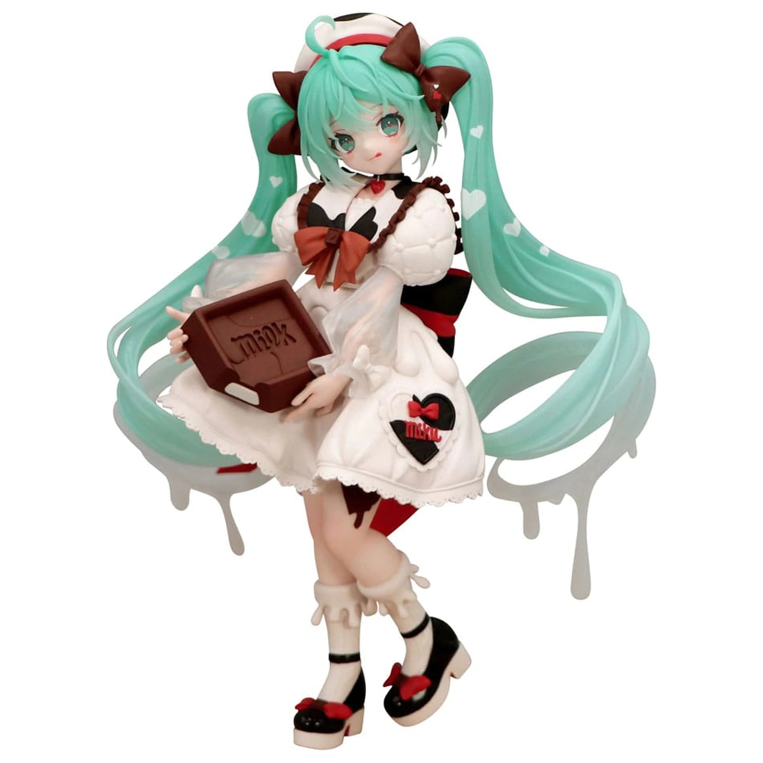 Hatsune Miku x Tirol Choco Trio-Try-iT PVC socha Hatsune Miku Milk Ver. 18 cm produktová fotografia