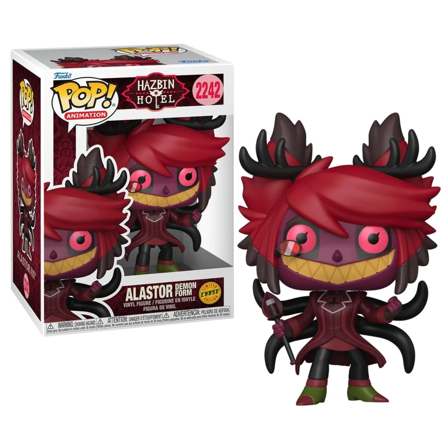 Hazbin Hotel Funko POP! figúrka Animation Alastor Chase produktová fotografia