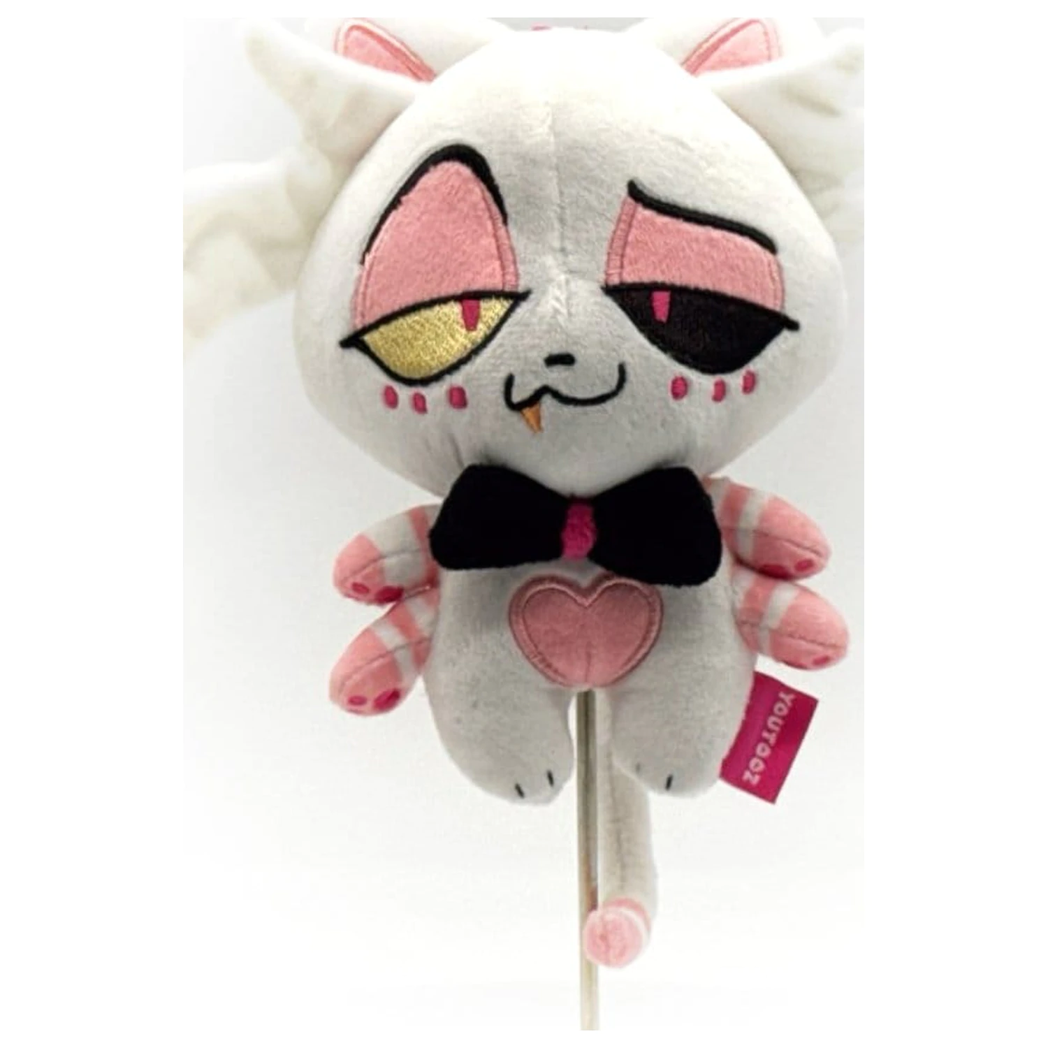 Hazbin Hotel Keychain Plyš Angel Dust Kitty 13 cm produktová fotografia