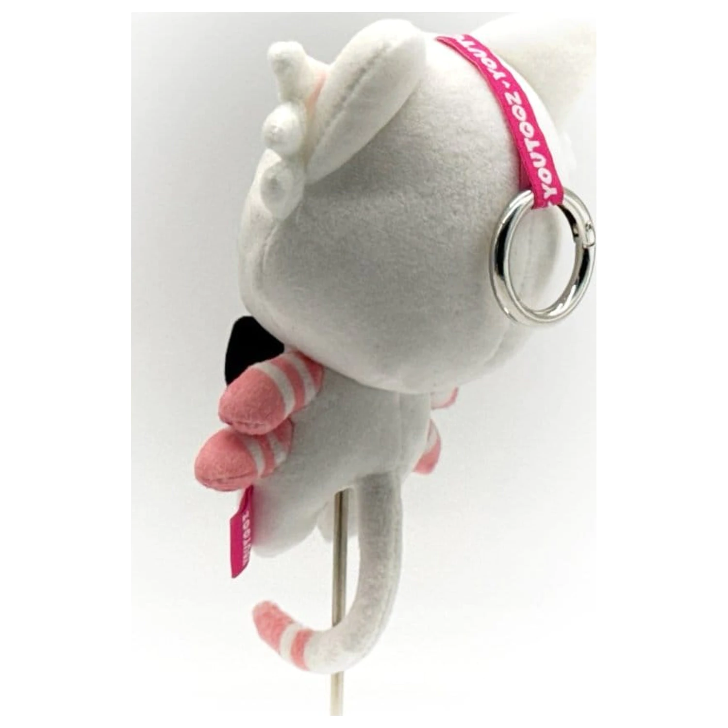 Hazbin Hotel Keychain Plyš Angel Dust Kitty 13 cm produktová fotografia