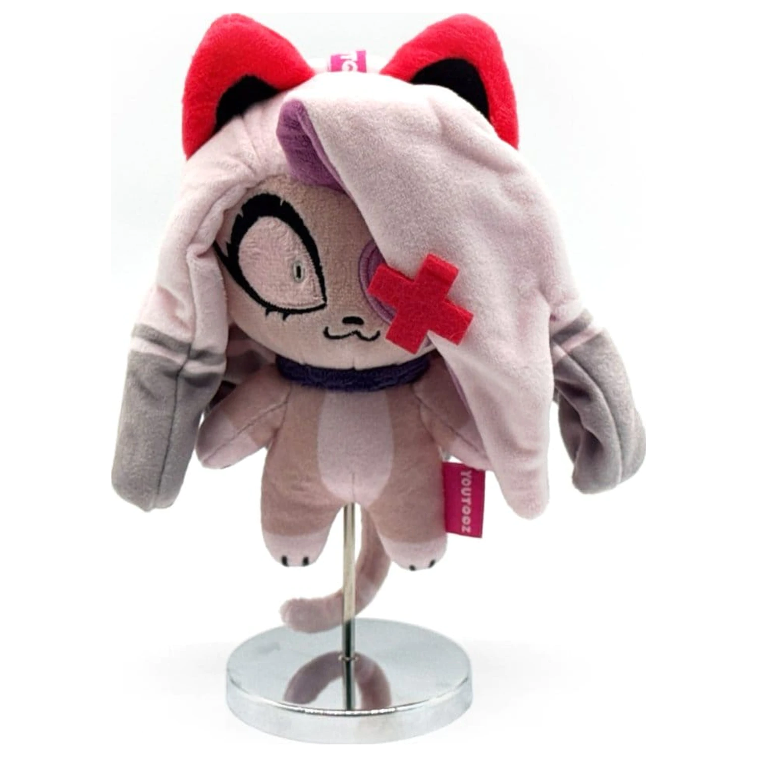 Hazbin Hotel Keychain Plyš Vaggie Kitty 13 cm produktová fotografia
