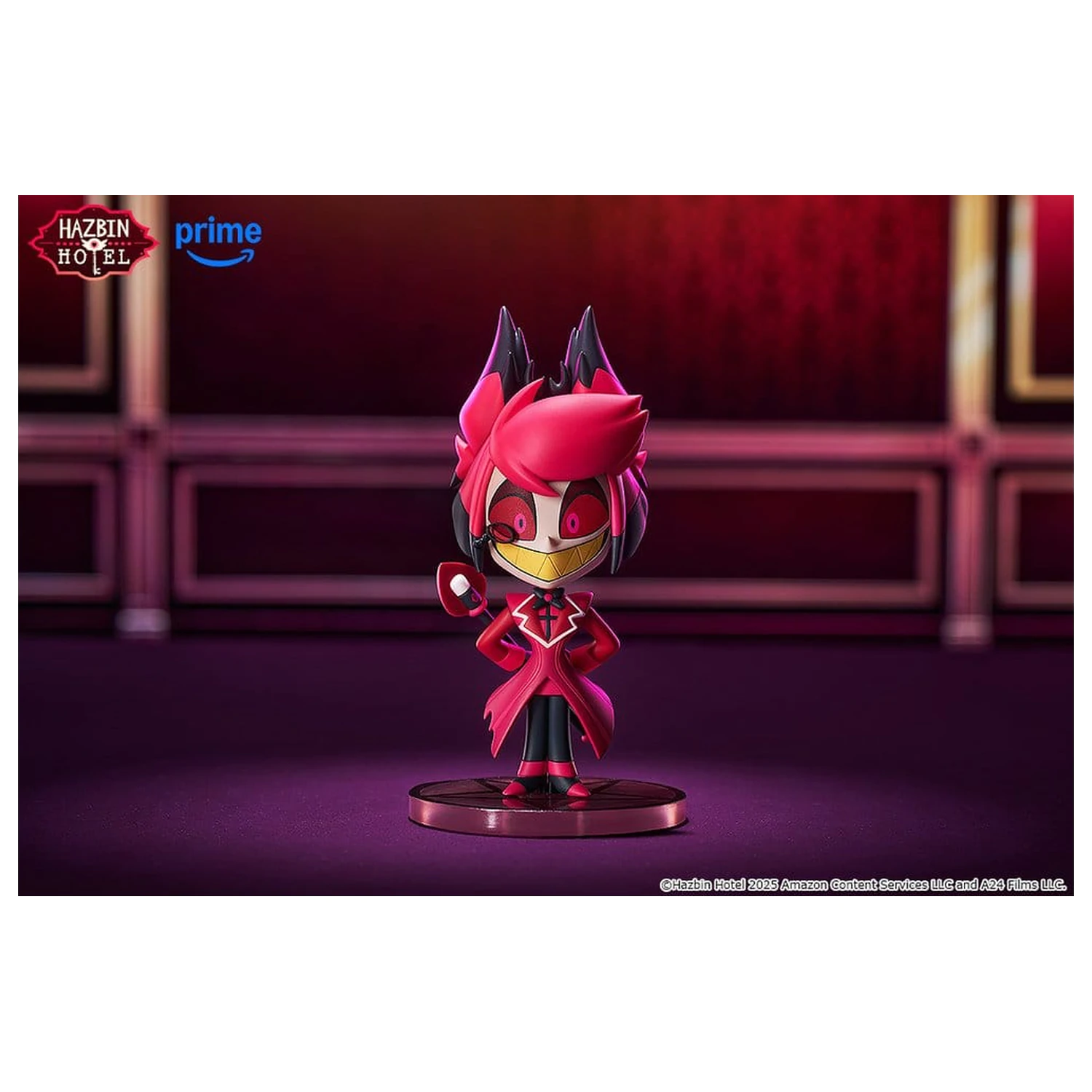 Hazbin Hotel PVC socha Qset Alastor 8 cm produktová fotografia