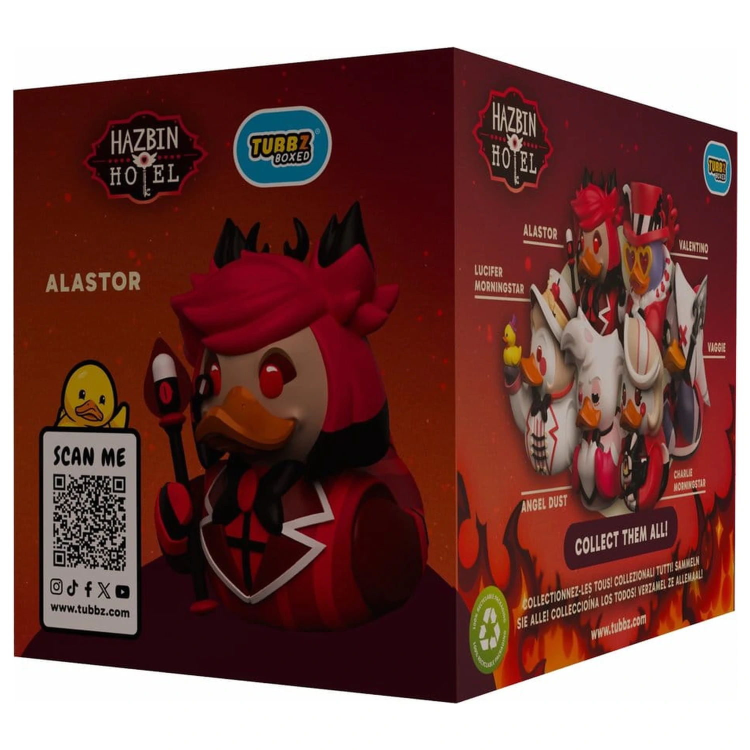 Hazbin Hotel Tubbz PVC figúrka Alastor, krabicová edícia 10 cm produktová fotografia
