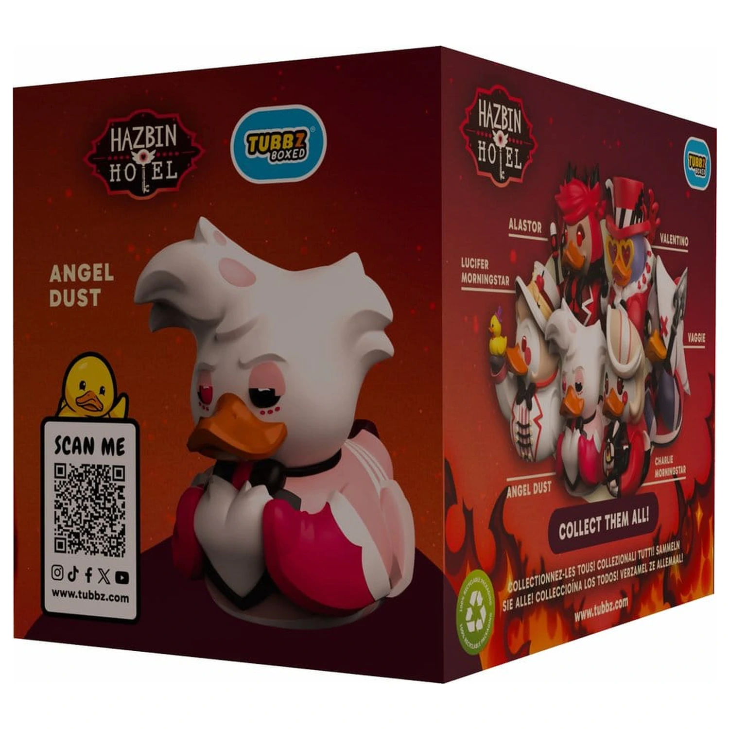 Hazbin Hotel Tubbz PVC figúrka Angel Dust Boxed Edition 10 cm produktová fotografia