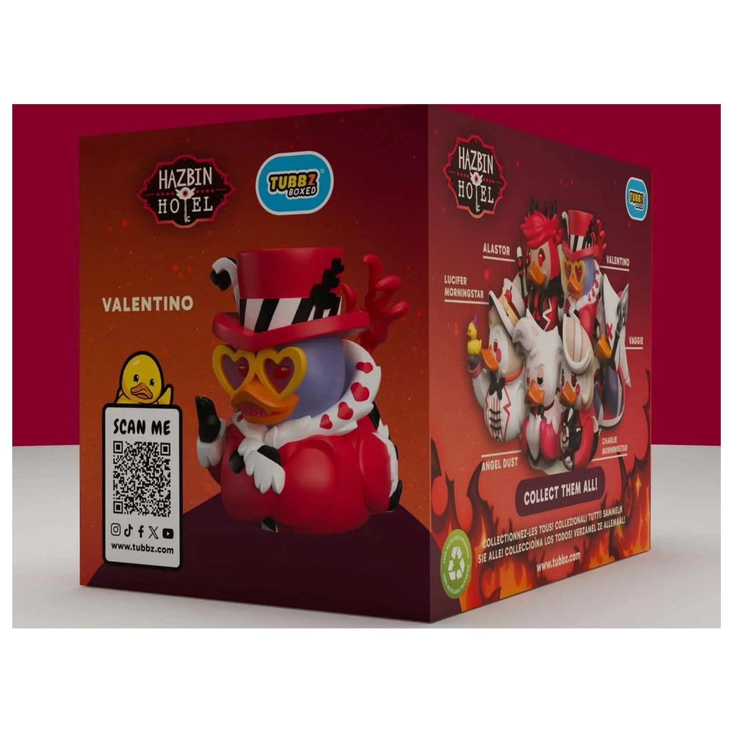 Hazbin Hotel Tubbz PVC figúrka Valentino v krabici vydanie 10 cm produktová fotografia
