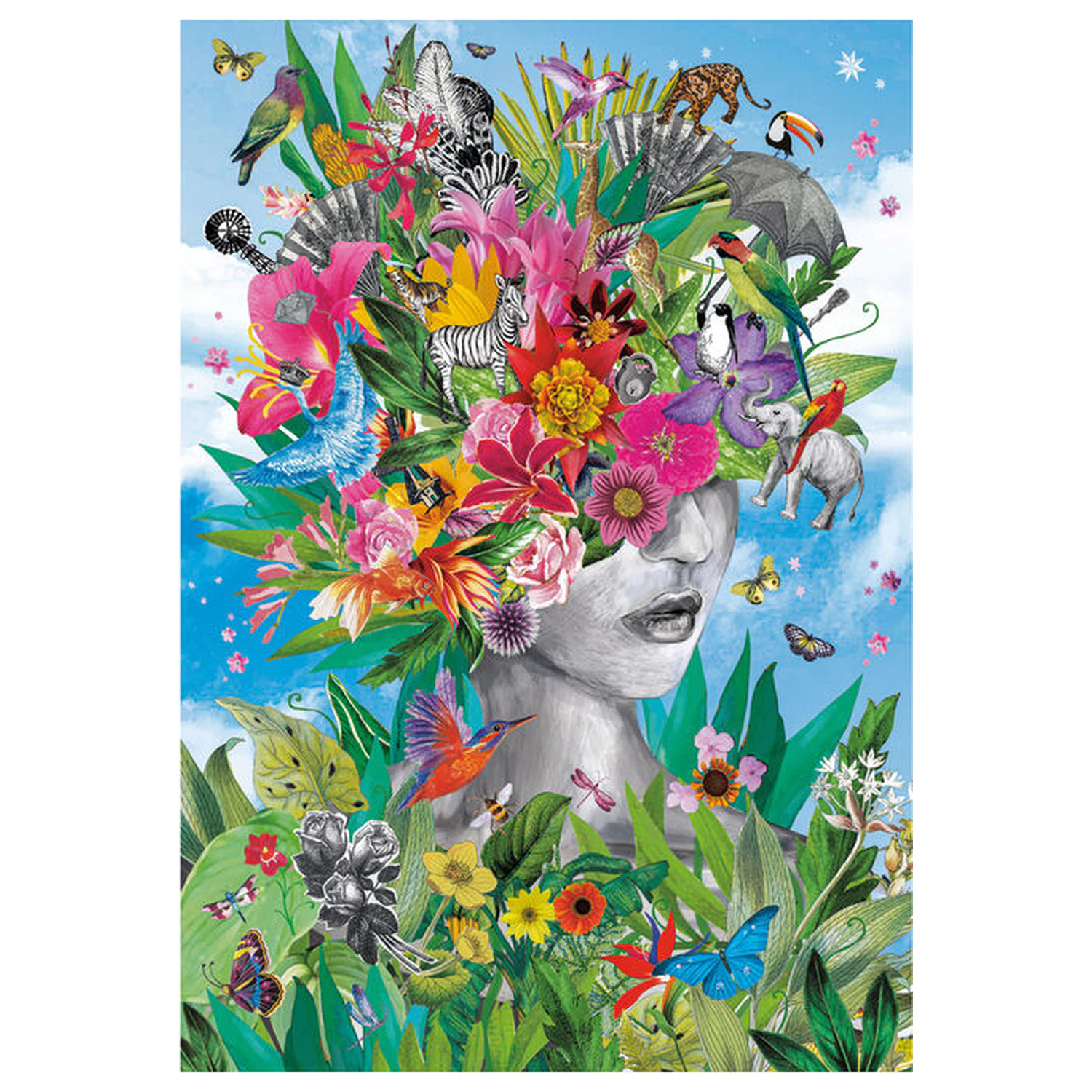 Head in the Jungle puzzle 500 kusov produktová fotografia