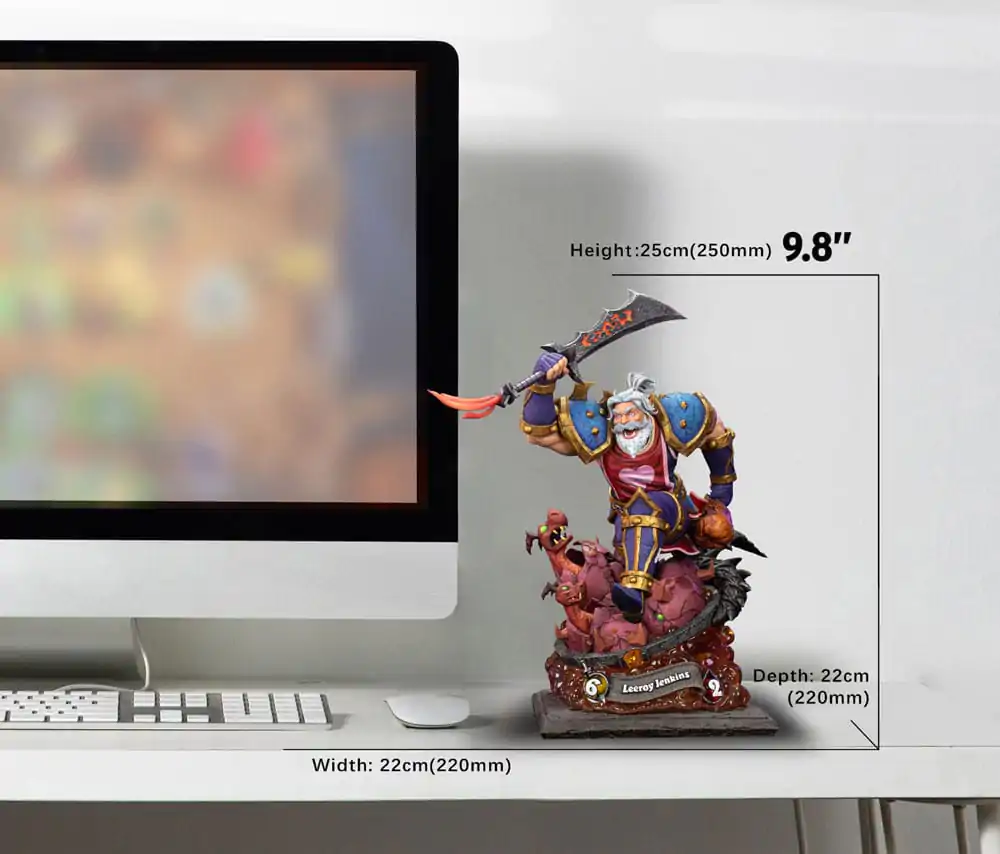 Socha Hearthstone 1/10 Leeroy Jenkins 25 cm produktová fotografia