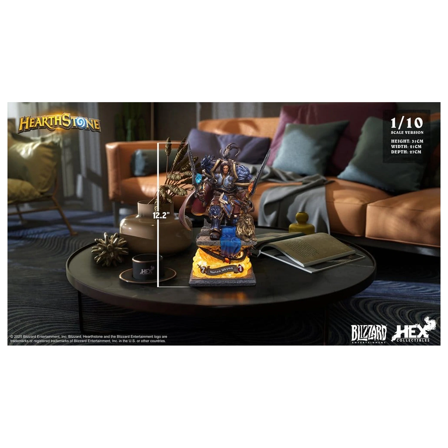 Hearthstone socha 1/10 Varian Wrynn 31 cm produktová fotografia