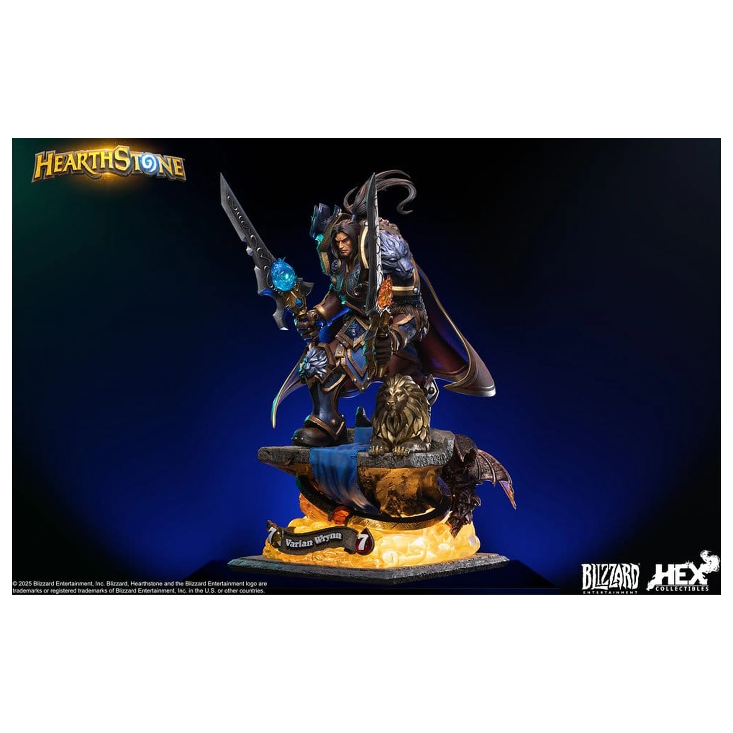 Hearthstone socha 1/10 Varian Wrynn 31 cm produktová fotografia