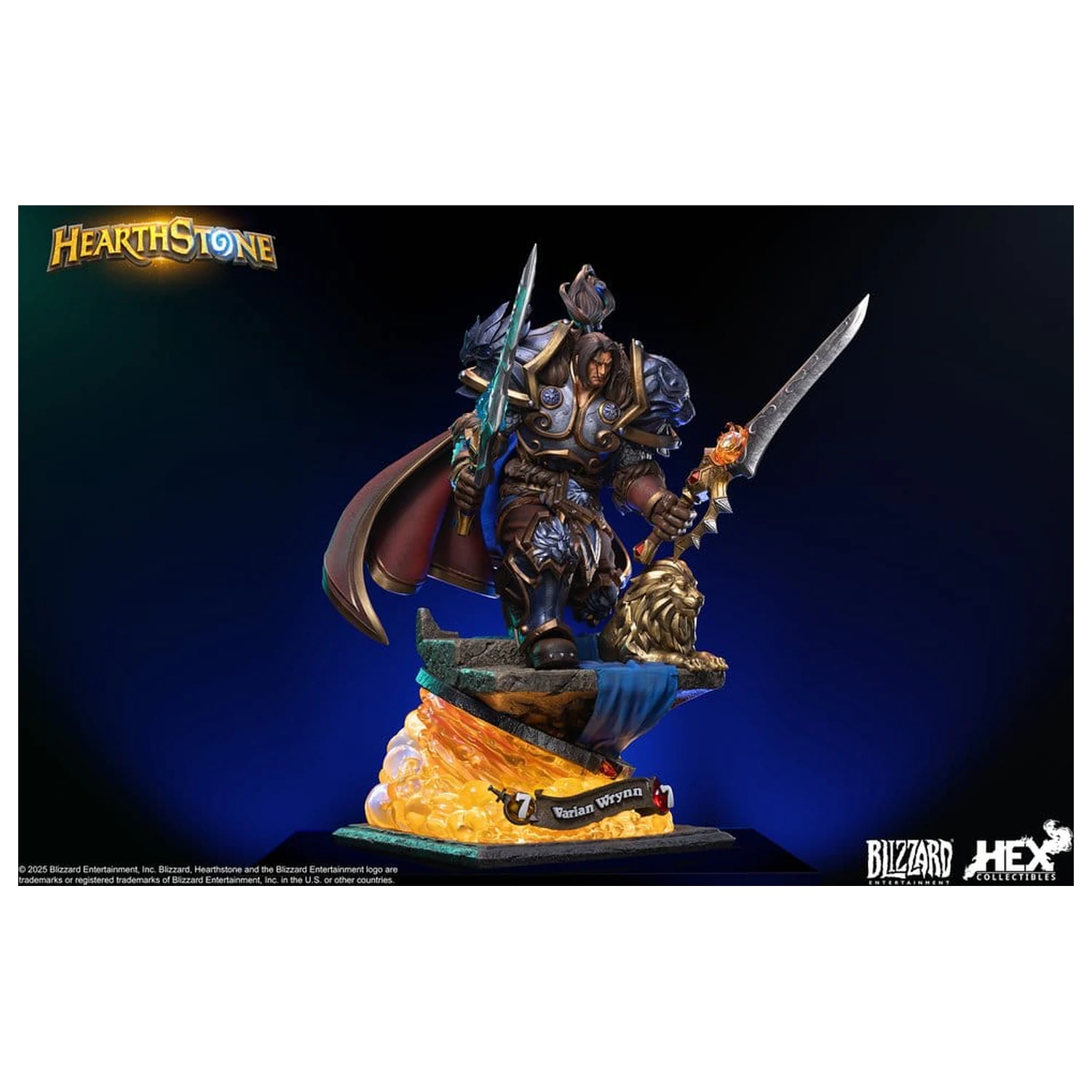 Hearthstone socha 1/10 Varian Wrynn 31 cm produktová fotografia