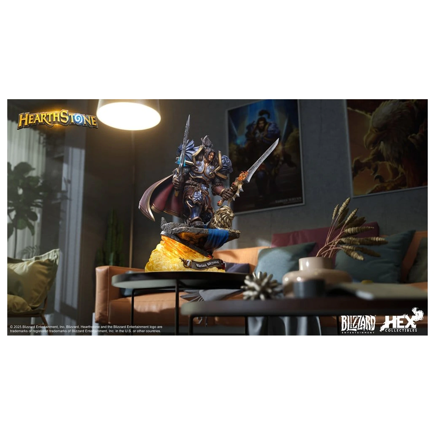 Hearthstone socha 1/10 Varian Wrynn 31 cm produktová fotografia