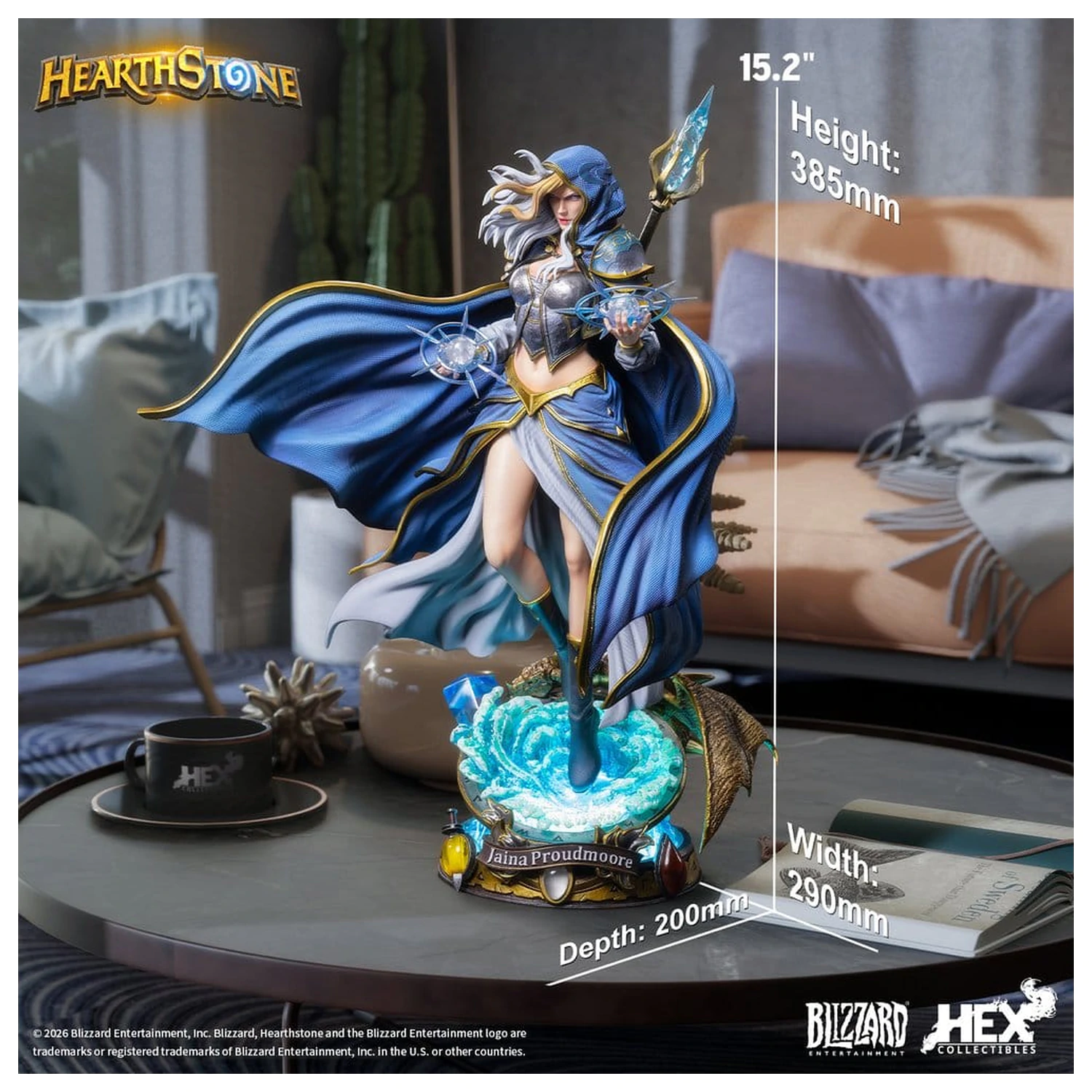 Hearthstone Socha 1/6 Jaina Proudmoore 39 cm produktová fotografia