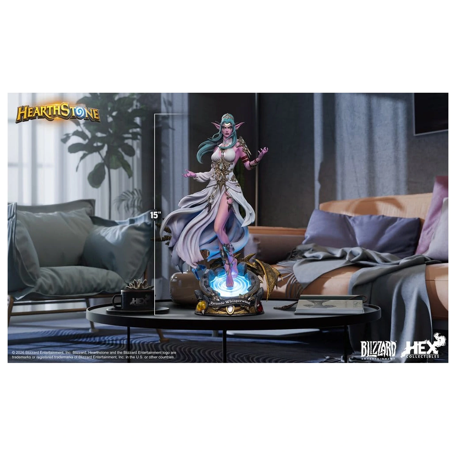 Hearthstone Socha 1/6 Tyrande Whisperwind 38 cm produktová fotografia
