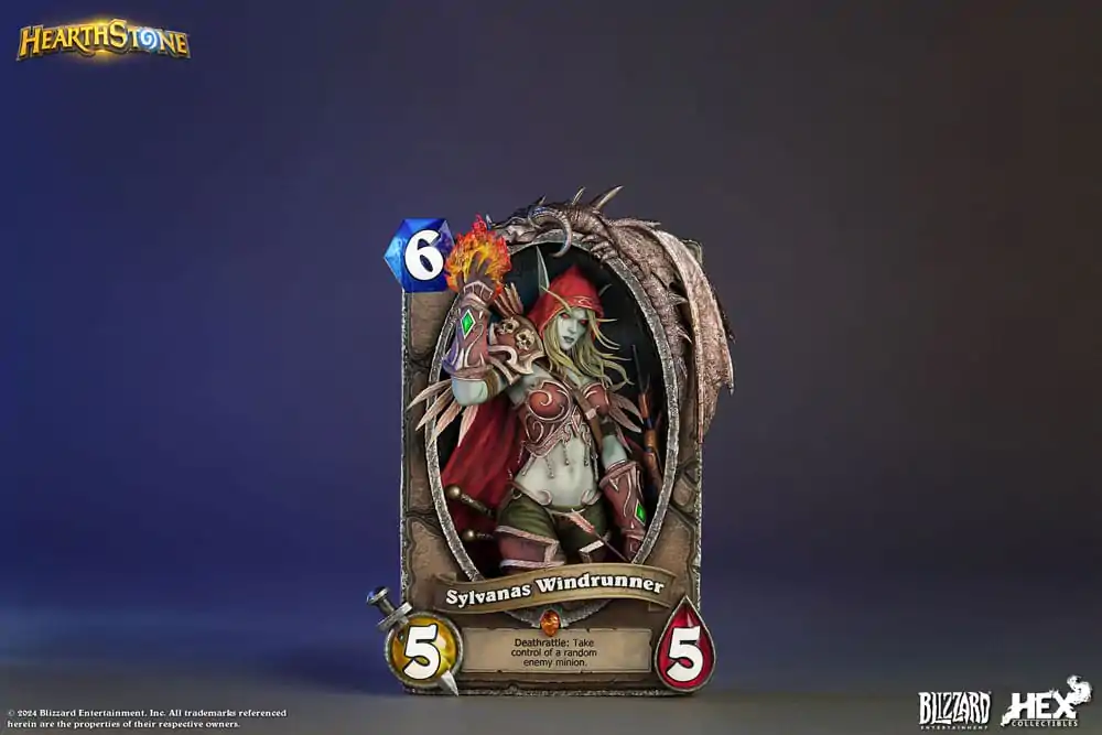 Hearthstone 3D Art Frame Socha Sylvanas Windrunner 31 cm produktová fotografia