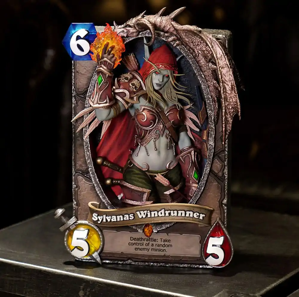 Hearthstone 3D Art Frame Socha Sylvanas Windrunner 31 cm produktová fotografia
