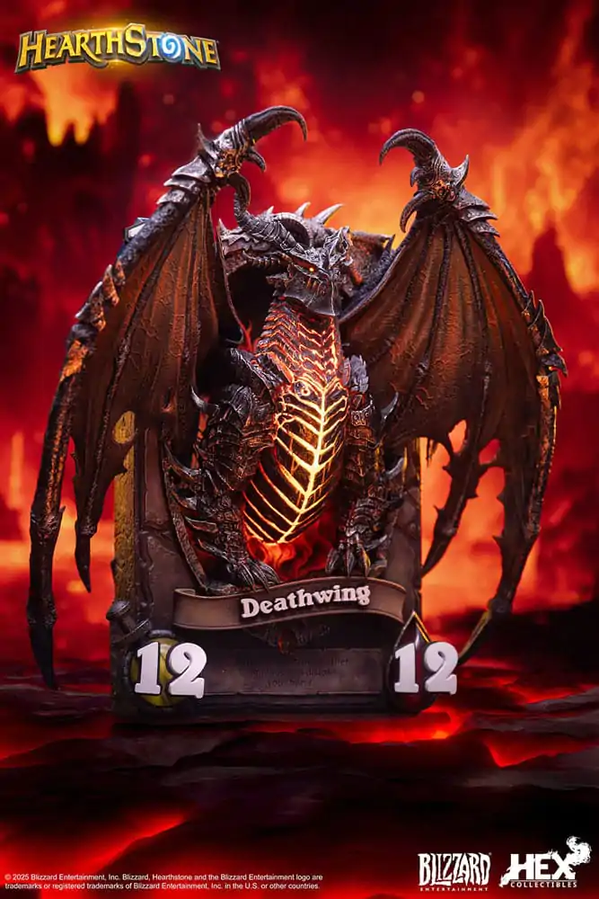 Hearthstone 3D Art Frame Socha Deathwing 34 cm produktová fotografia