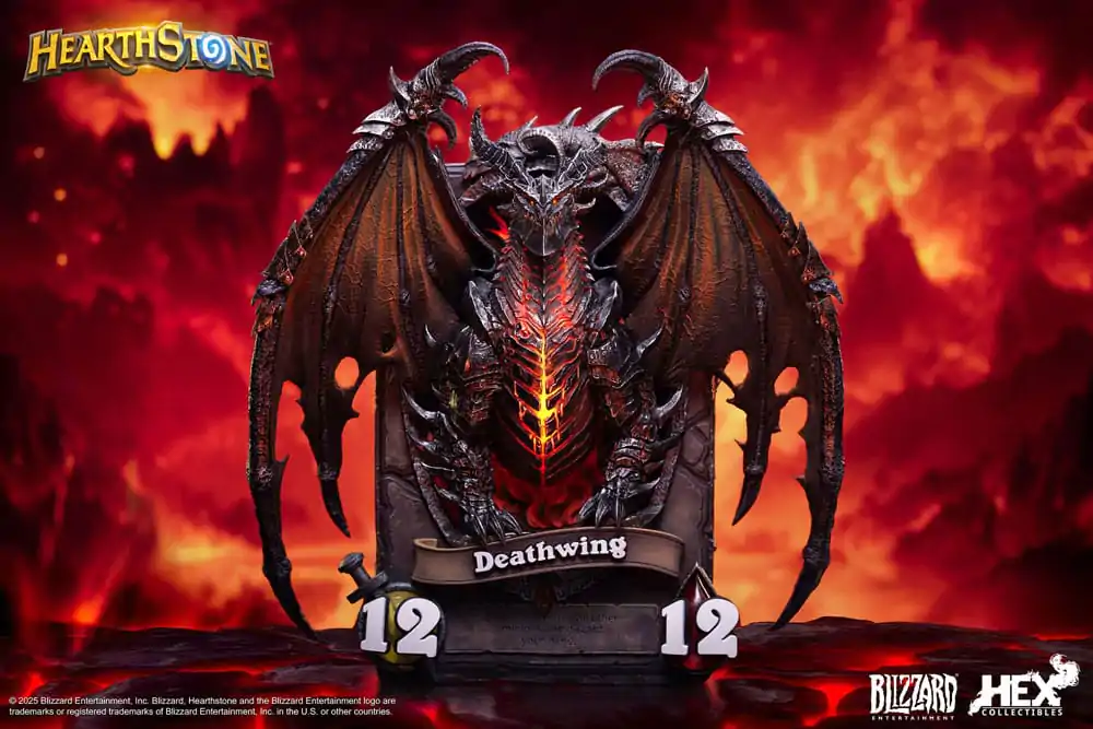 Hearthstone 3D Art Frame Socha Deathwing 34 cm produktová fotografia