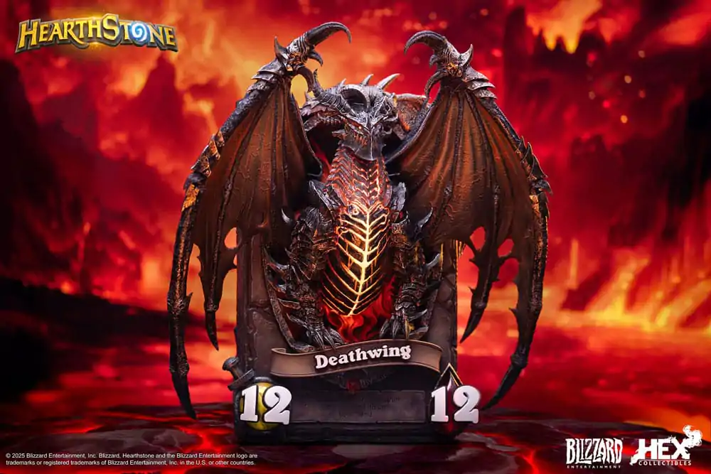 Hearthstone 3D Art Frame Socha Deathwing 34 cm produktová fotografia