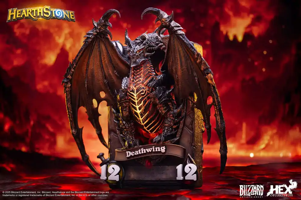 Hearthstone 3D Art Frame Socha Deathwing 34 cm produktová fotografia