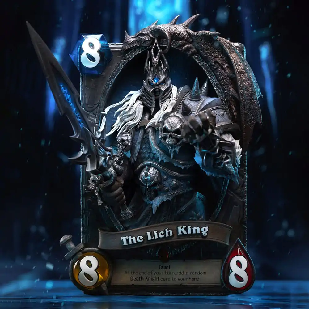 Hearthstone 3D Umelecký rám Socha The Lich King 31 cm produktová fotografia