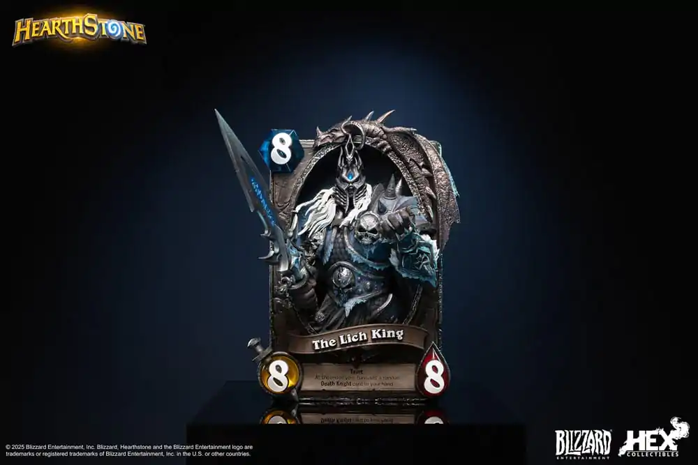 Hearthstone 3D Umelecký rám Socha The Lich King 31 cm produktová fotografia