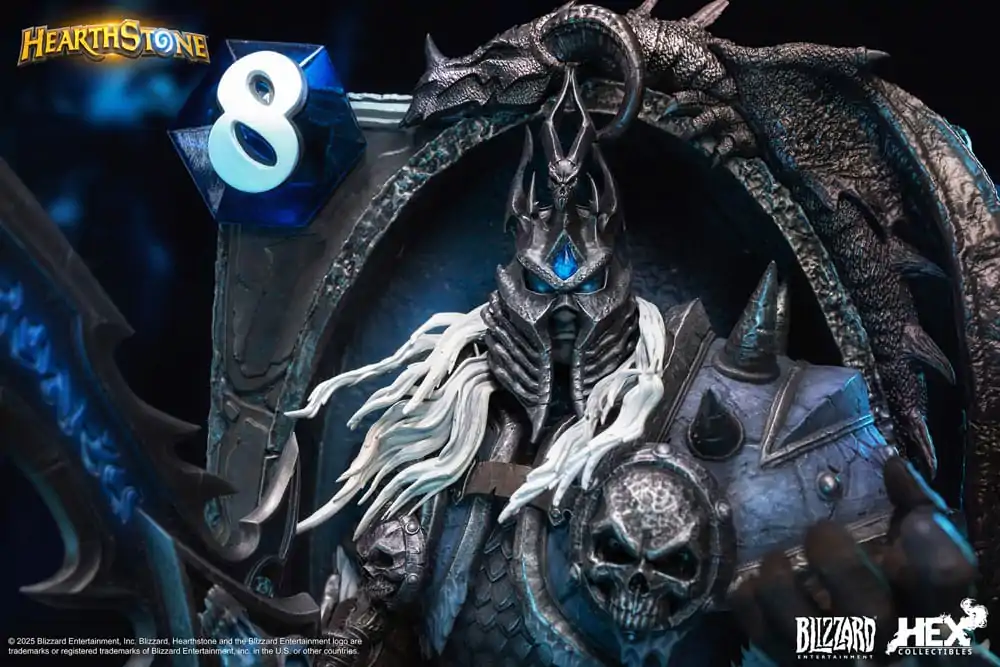 Hearthstone 3D Umelecký rám Socha The Lich King 31 cm produktová fotografia