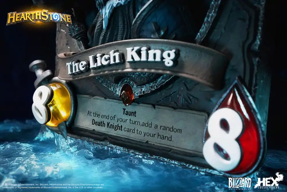 Hearthstone 3D Umelecký rám Socha The Lich King 31 cm produktová fotografia