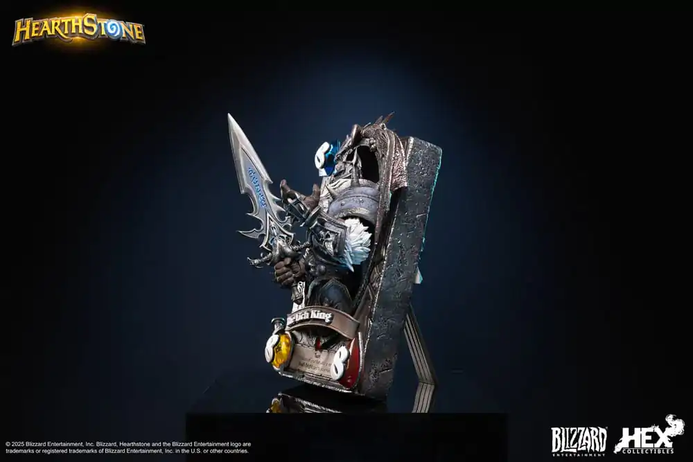 Hearthstone 3D Umelecký rám Socha The Lich King 31 cm produktová fotografia
