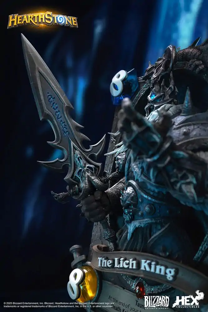 Hearthstone 3D Umelecký rám Socha The Lich King 31 cm produktová fotografia