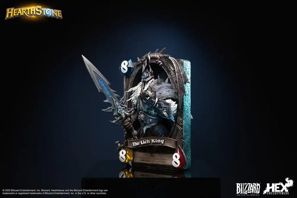 Hearthstone 3D Umelecký rám Socha The Lich King 31 cm produktová fotografia