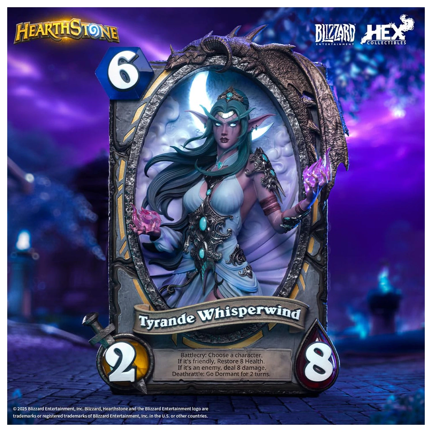 Hearthstone 3D Art Frame Soška Tyrande Whisperwind 31 cm produktová fotografia