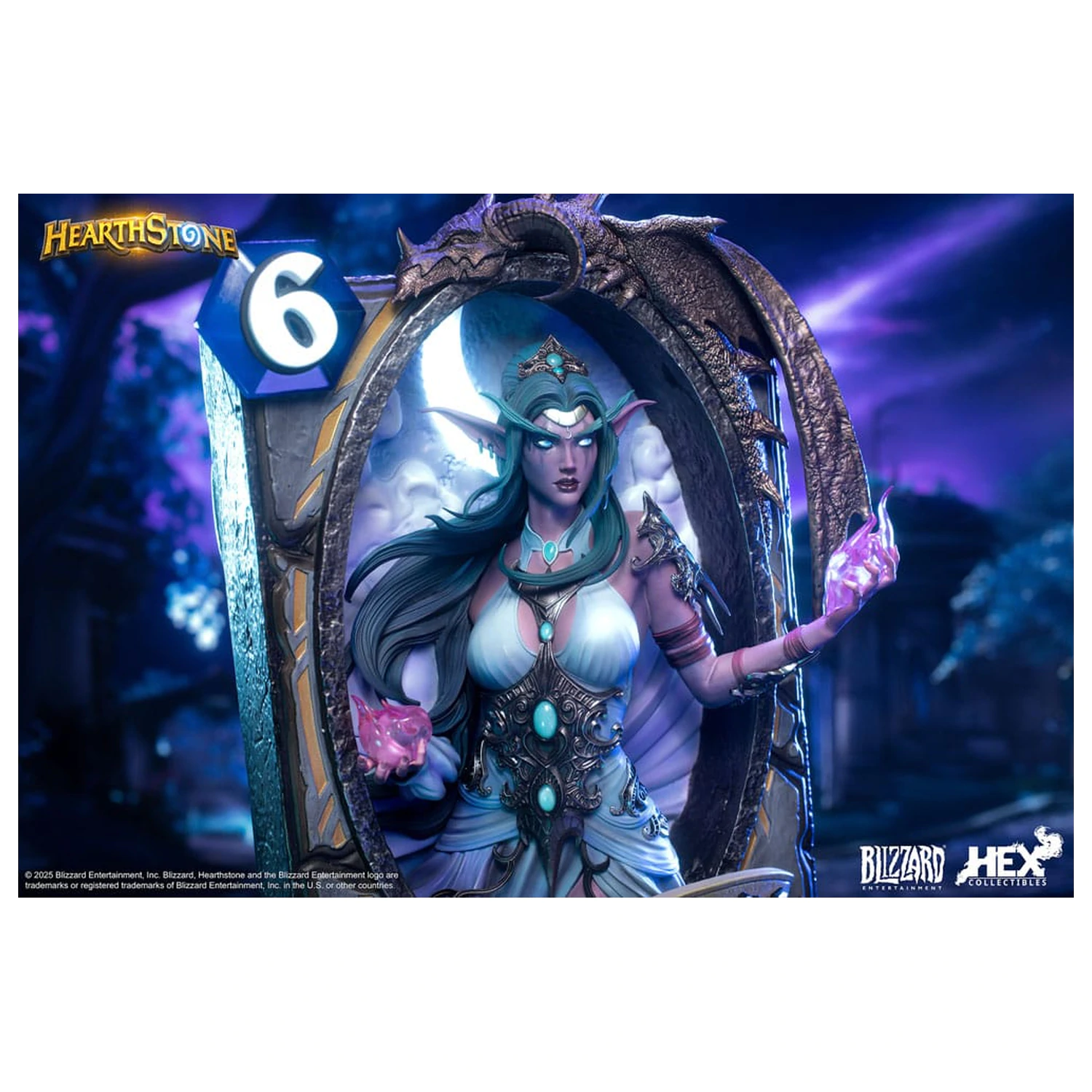 Hearthstone 3D Art Frame Soška Tyrande Whisperwind 31 cm produktová fotografia