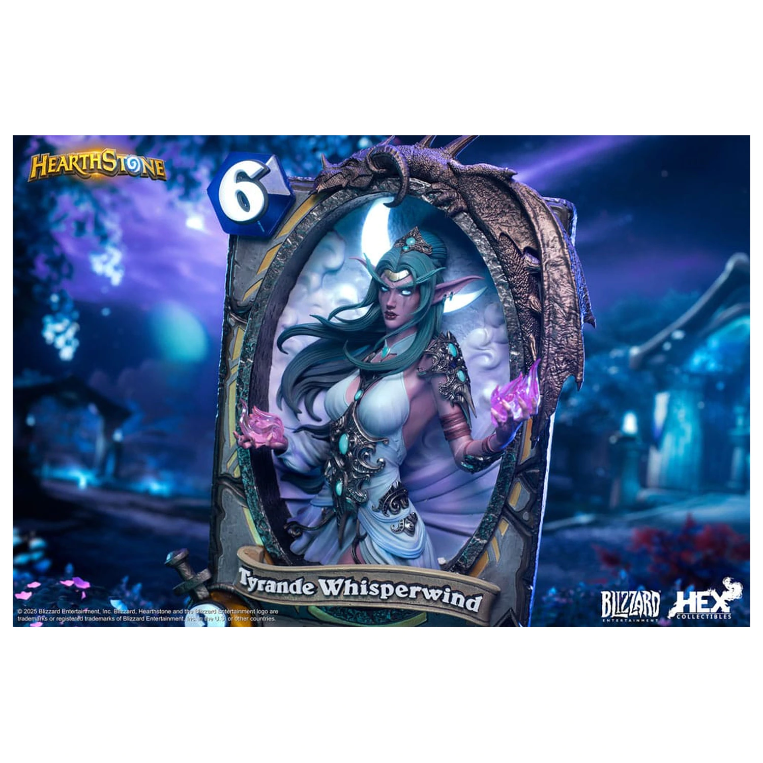 Hearthstone 3D Art Frame Soška Tyrande Whisperwind 31 cm produktová fotografia