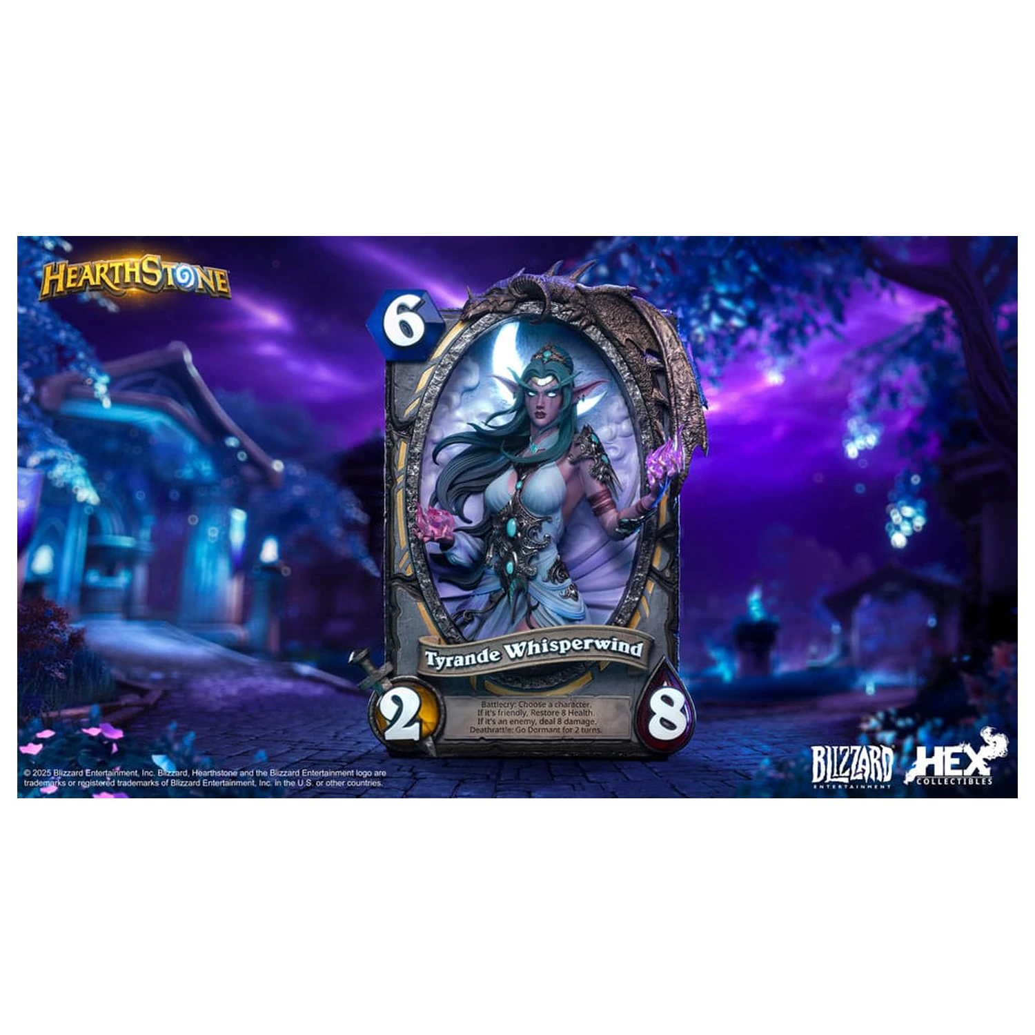 Hearthstone 3D Art Frame Soška Tyrande Whisperwind 31 cm produktová fotografia