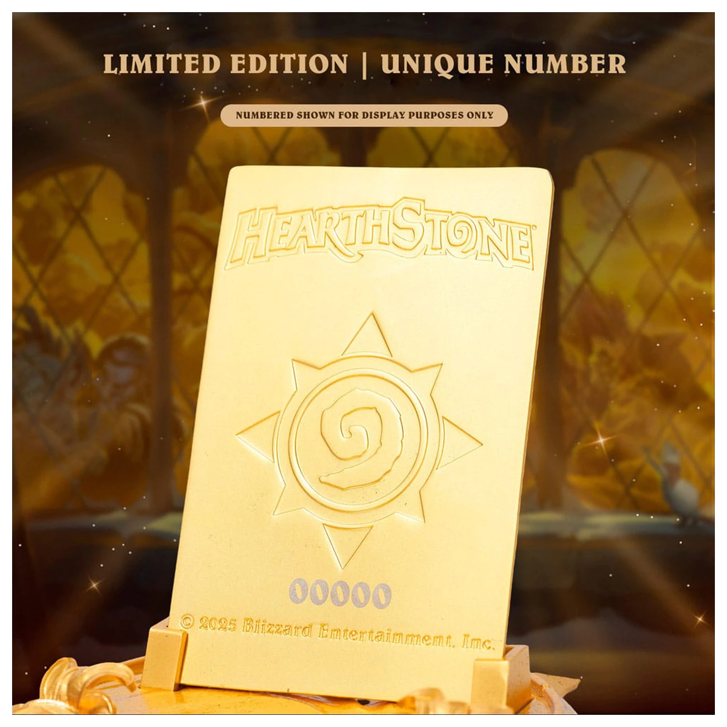 Hearthstone Replika Golden Celebration Zadná Strana Karty 10 cm produktová fotografia
