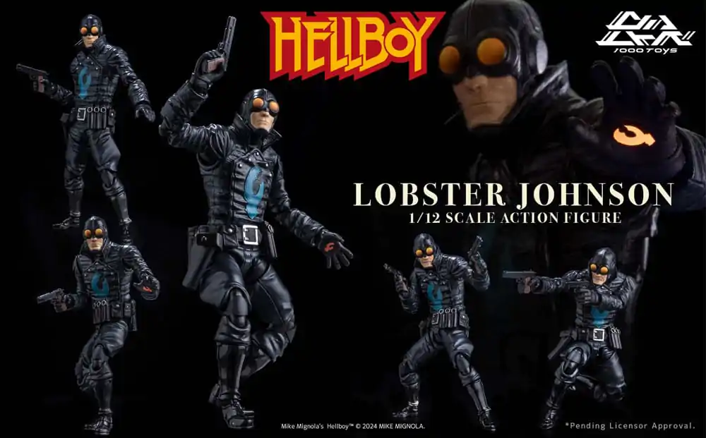 Hellboy akčná figúrka 1/12 Lobster Johnson 17 cm termékfotó