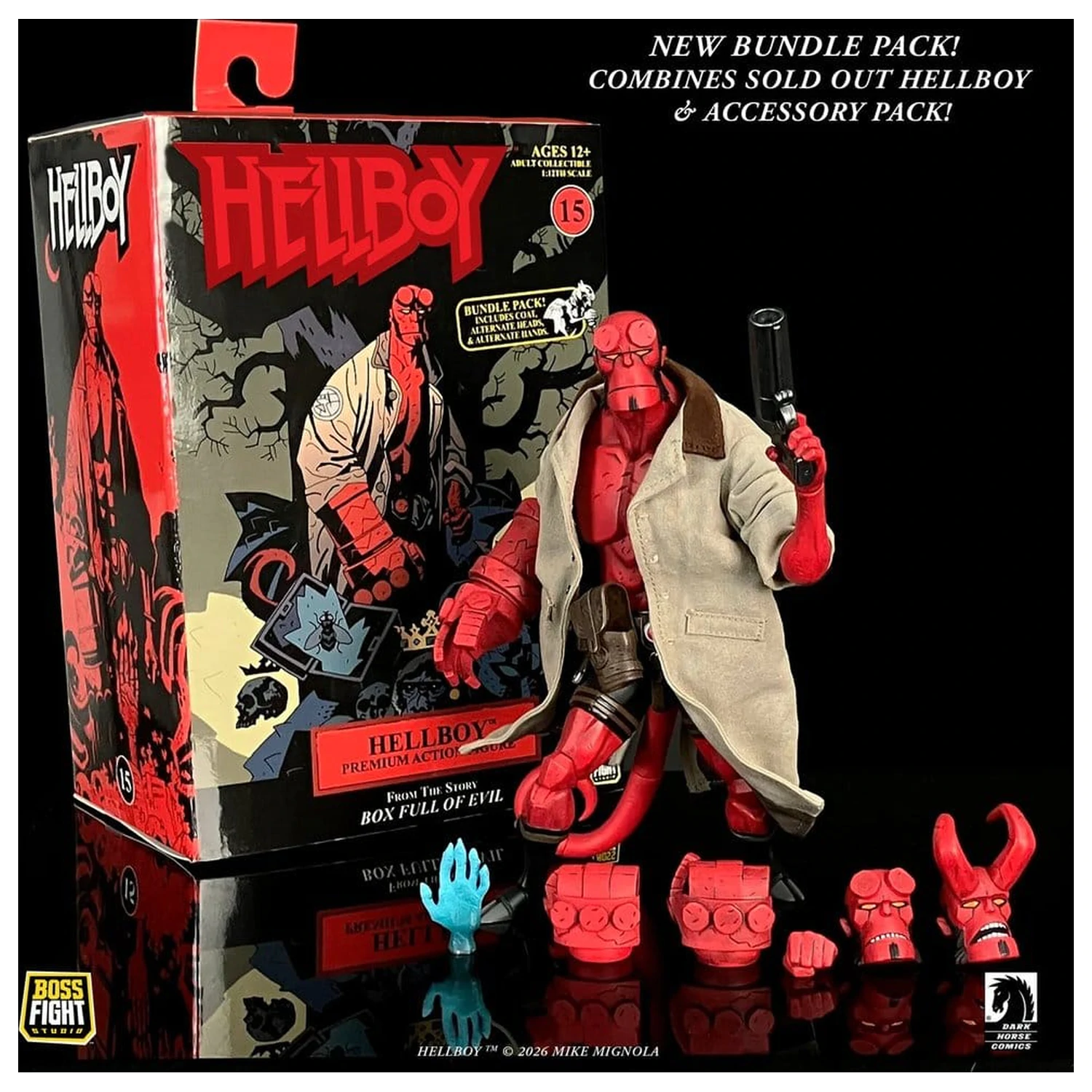 Hellboy Akčná figúrka Mierka 1/12 Výhodné balenie produktová fotografia