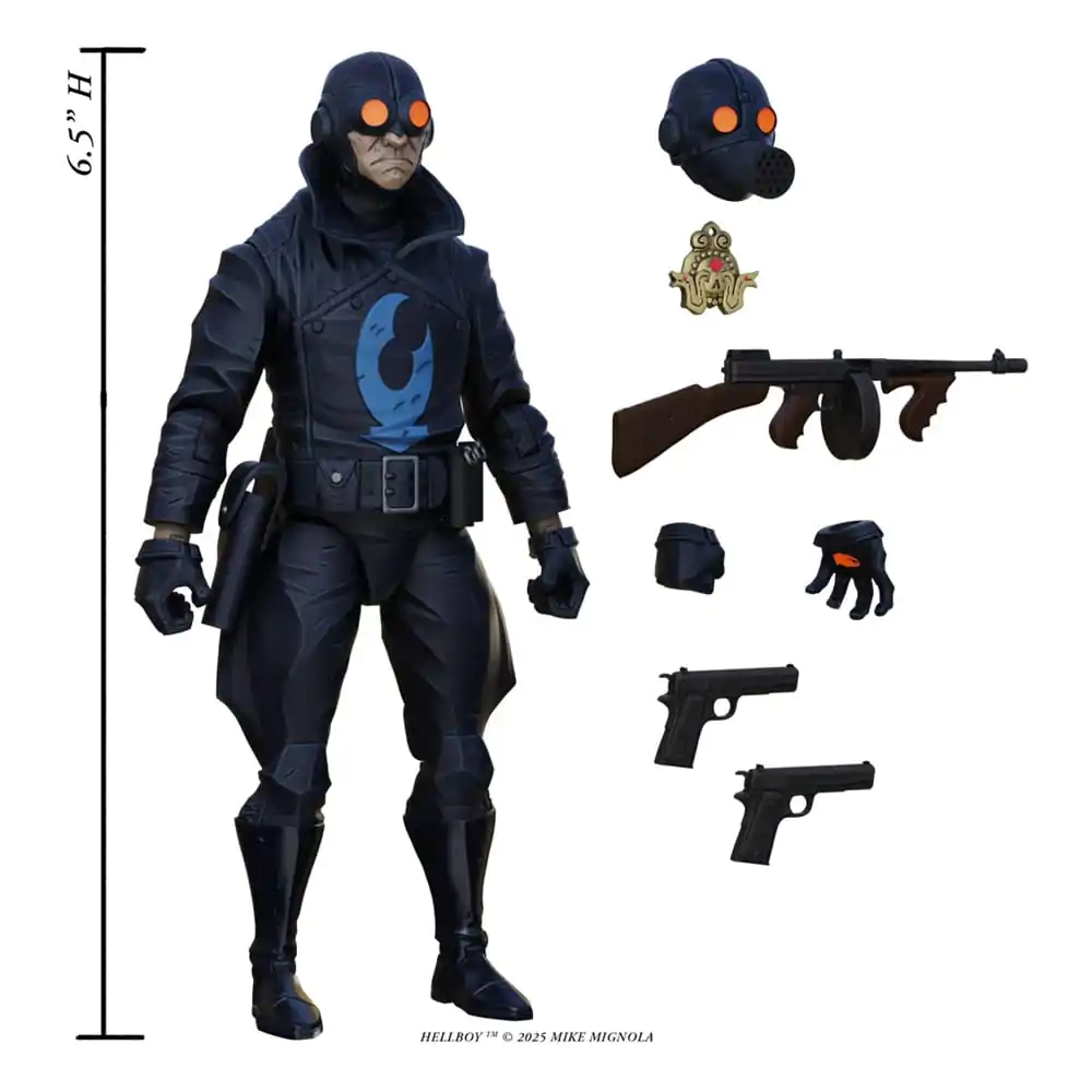 Hellboy Action Figure Lobster Johnson (The Iron Prometheus) 17 cm produktová fotografia
