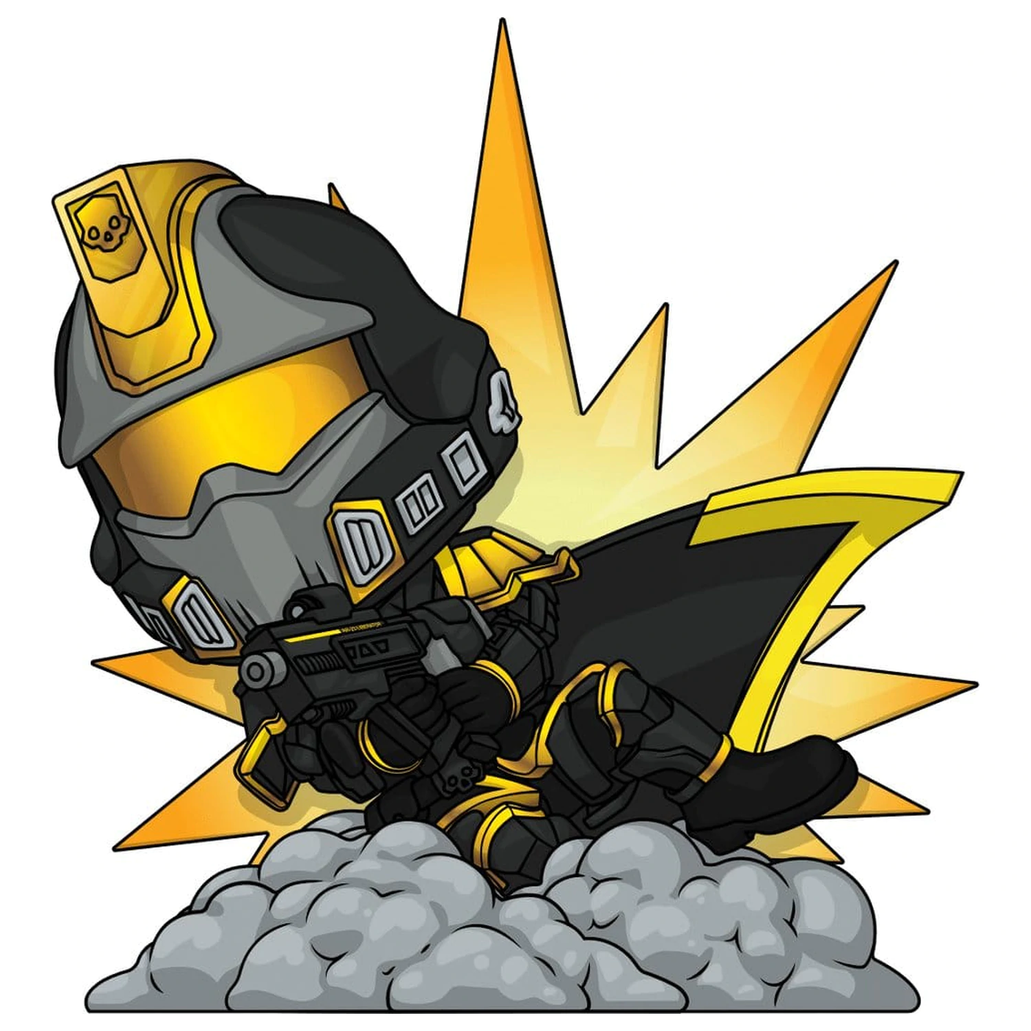 Helldivers 2 Vinylová figúrka Hero of the Federation 10 cm produktová fotografia