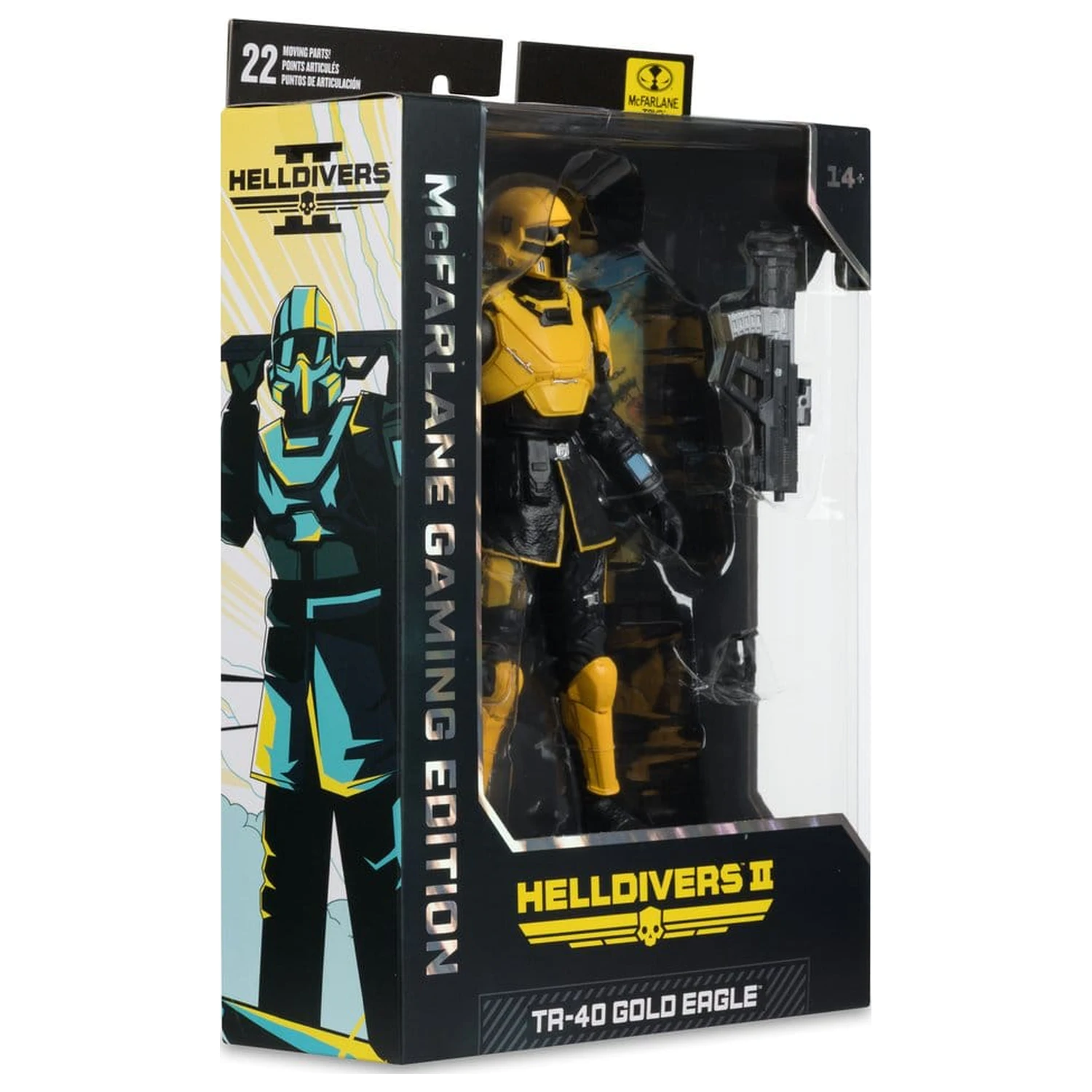 Helldivers II McFarlane Gaming Edition akčná figúrka T4-40 Gold Eagle 18 cm produktová fotografia