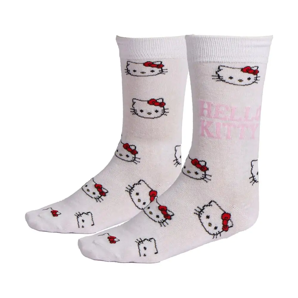 Hello Kitty balenie 3 páry ponožiek pre dospelých produktová fotografia