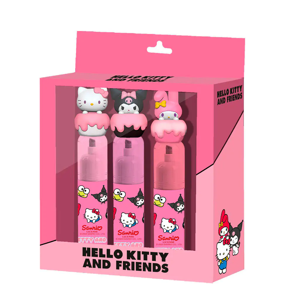 Hello Kitty balenie 3 zvýrazňovače produktová fotografia