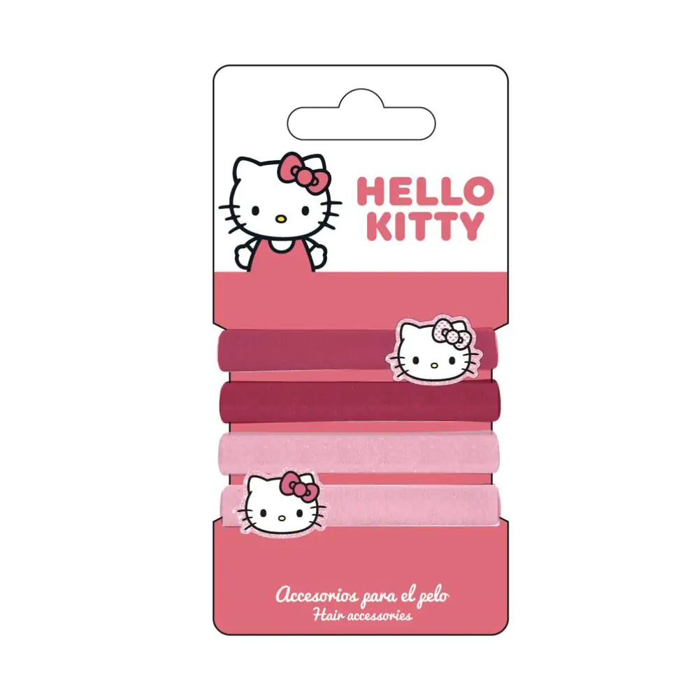 Hello Kitty balenie 4 gumičky do vlasov produktová fotografia