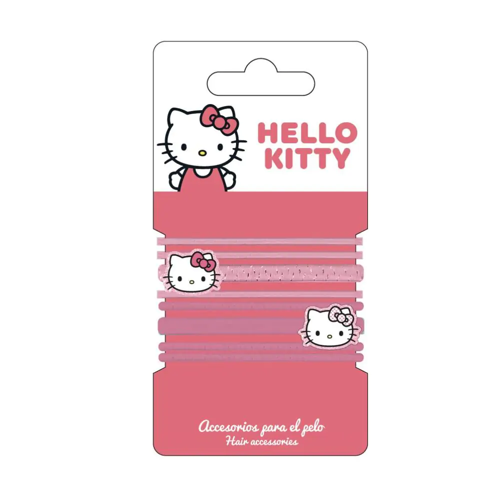 Hello Kitty balenie 8 gumičiek do vlasov produktová fotografia