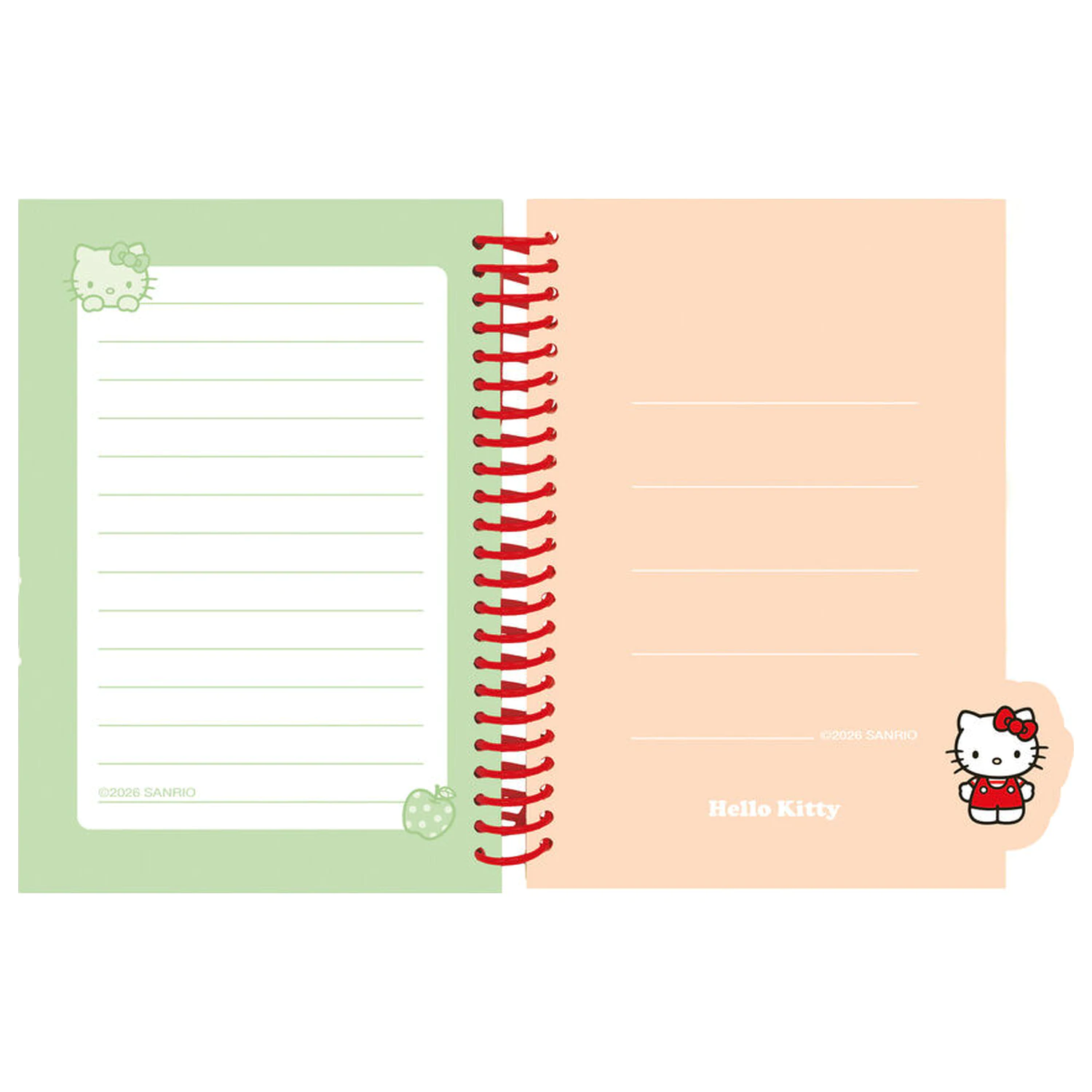 Hello Kitty A5 zošit produktová fotografia