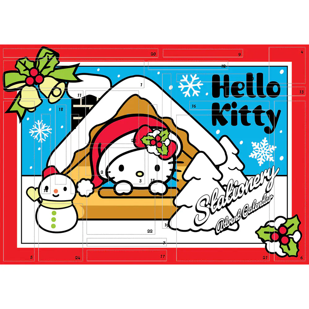 Hello Kitty adventný kalendár produktová fotografia