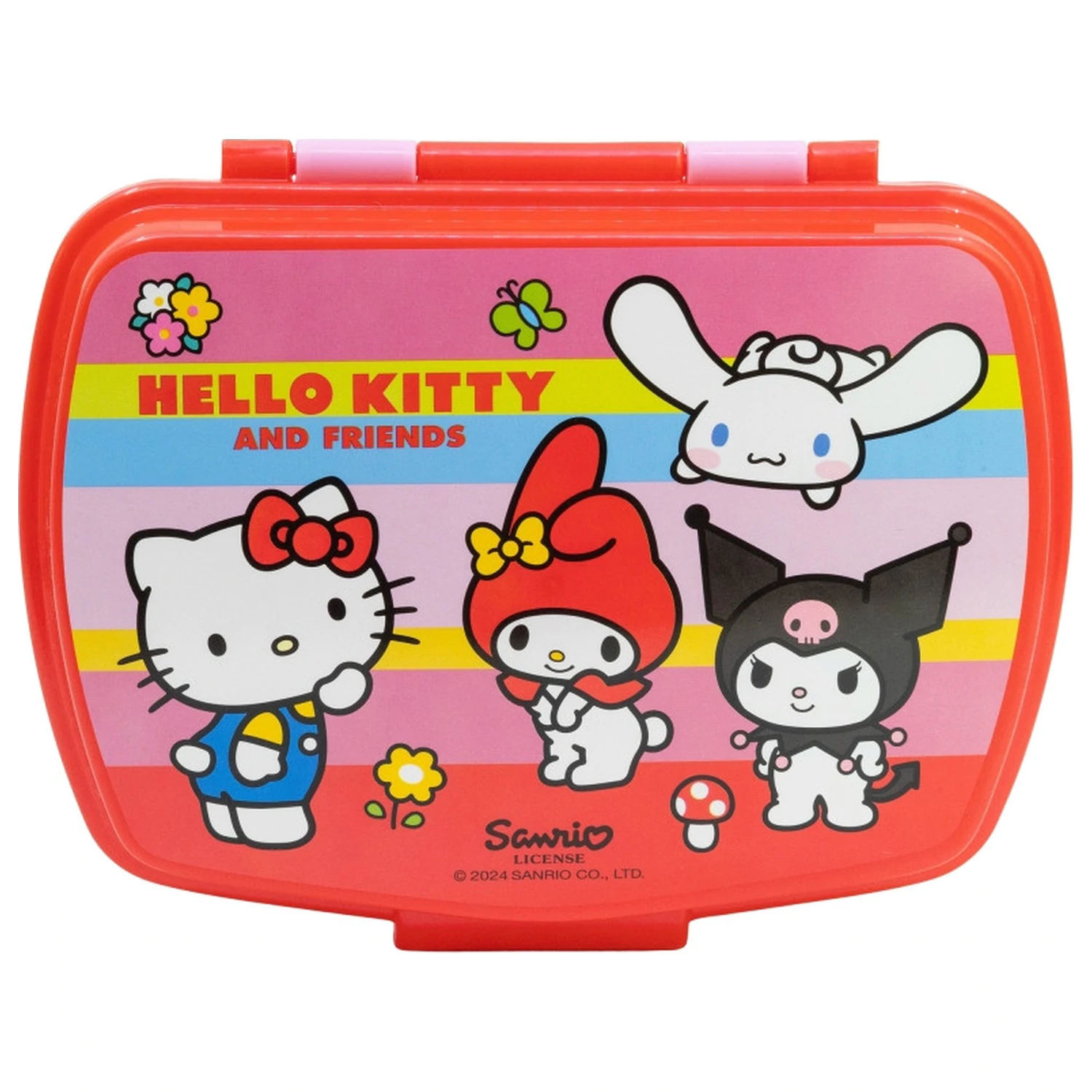 Hello Kitty and Friends Vtipná plastová krabička na sendviče produktová fotografia