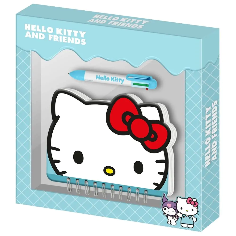 Hello Kitty and Friends Diár a pero produktová fotografia