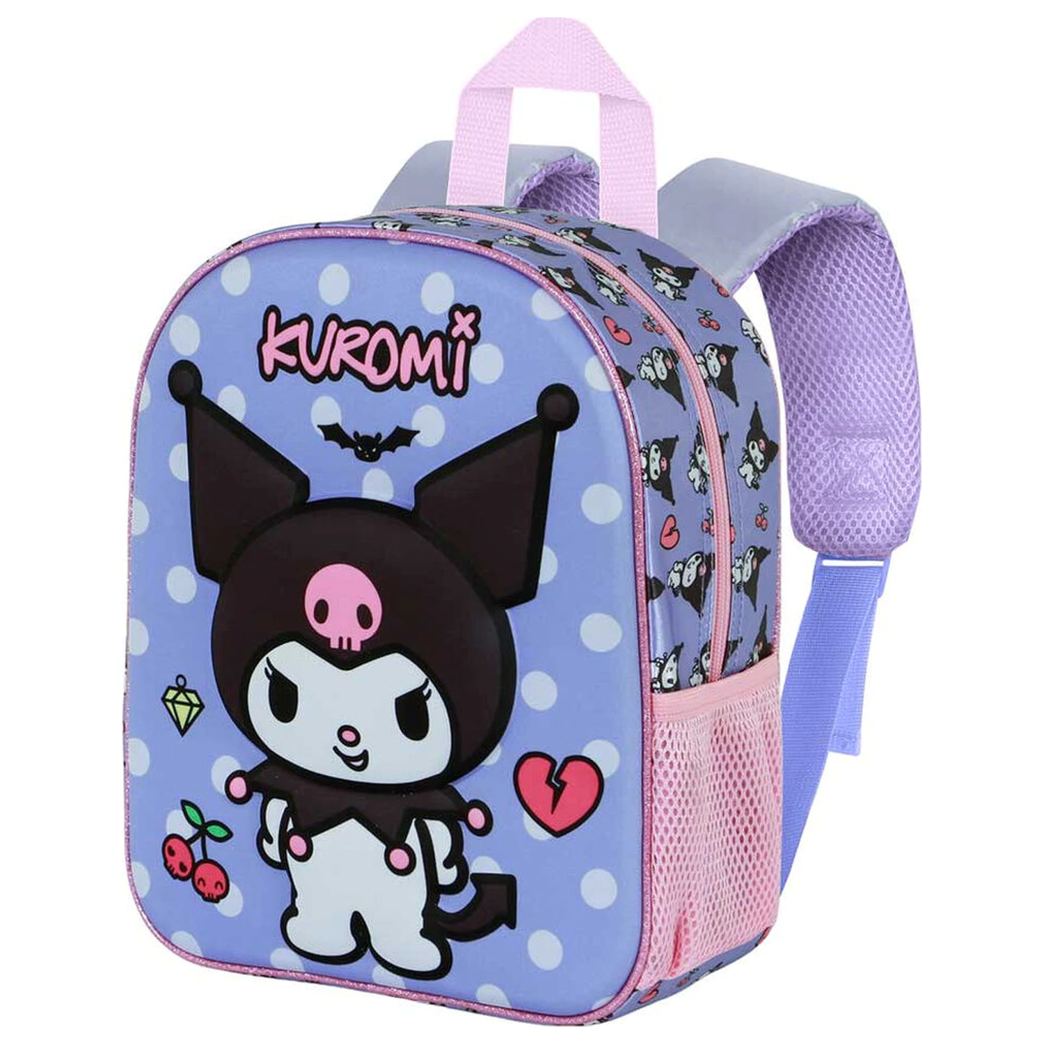 Hello Kitty and Friends Kuromi Rebel 3D ruksak 30 cm produktová fotografia